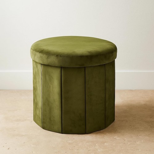Round ottoman stool modern - ottoman,