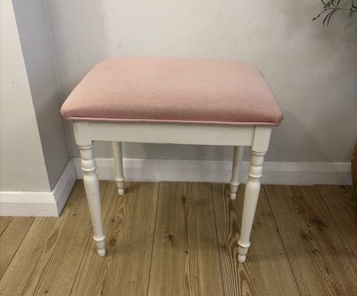 White wooden upholstered - wooden,