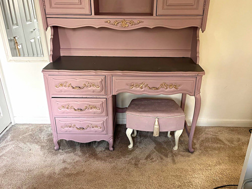 Pink wooden freestanding - pink,