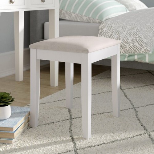 Wooden dressing table stool - wooden,