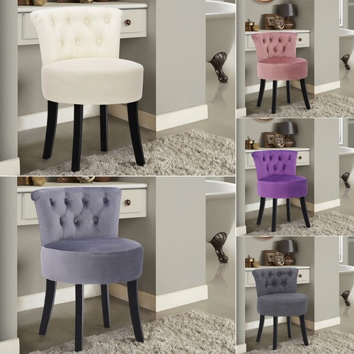 Fabric dressing table chair - table,