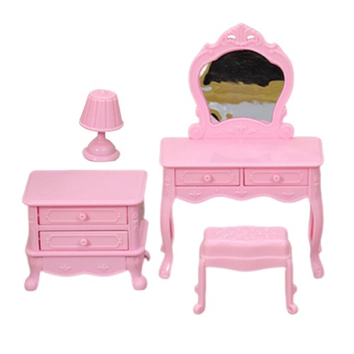 Reusable dollhouse pink makeup - dollhouse,