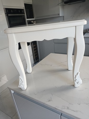 White dressing table - white,