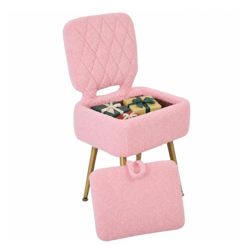 Small sherpa vanity - small, stool