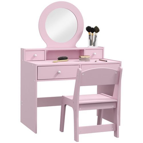 Kids pink dressing - pink, table