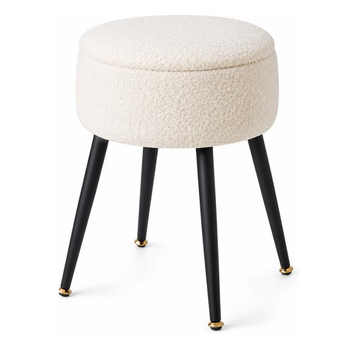 Round dressing table stool - dressing,