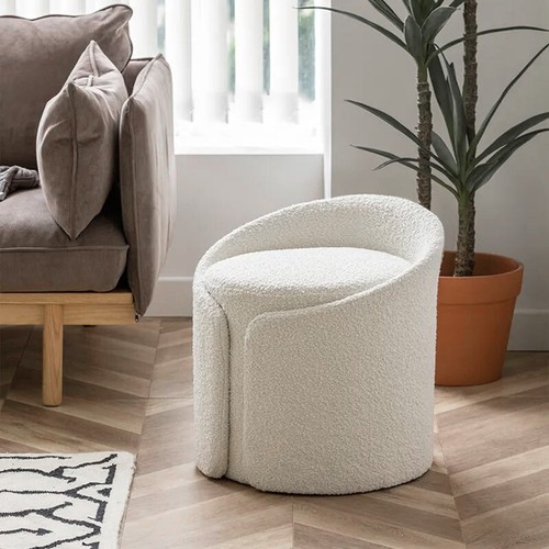 49cm teddy fleece ottoman - teddy,