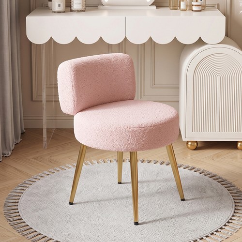 Pink makeup seat plush - pink,