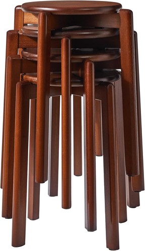 4pcs solid stackable wood - stackable,