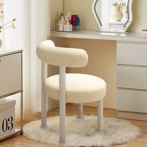 Cream teddy fabric dressing - teddy,
