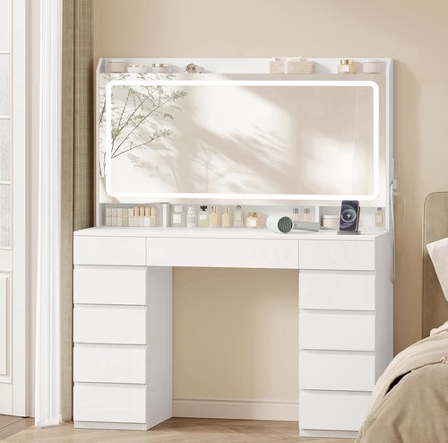 Vanity dressing table with - table,