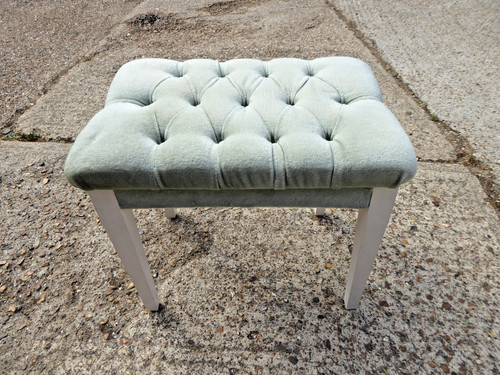 Green velvet upholstered - velvet,