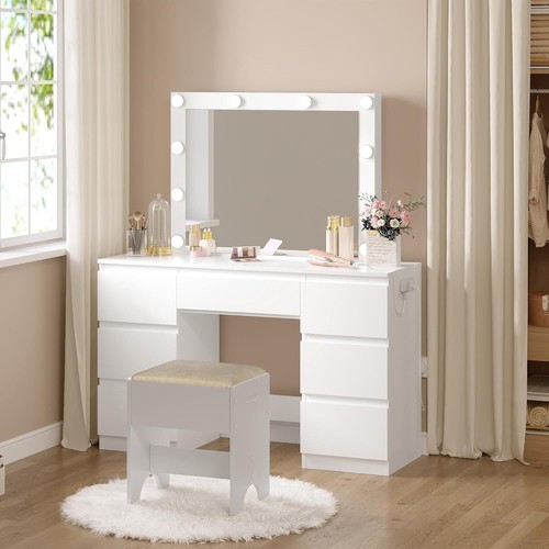 Dressing table 7 drawers - table,