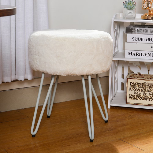White round dressing - white, table
