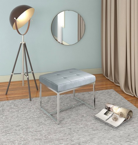 Dressing table stool grey - dressing,