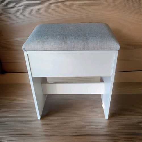 Padded vanity dressing stool - padded,