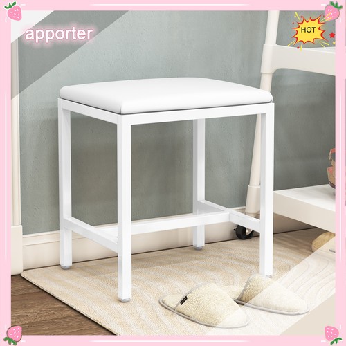White padded dressing table - white,