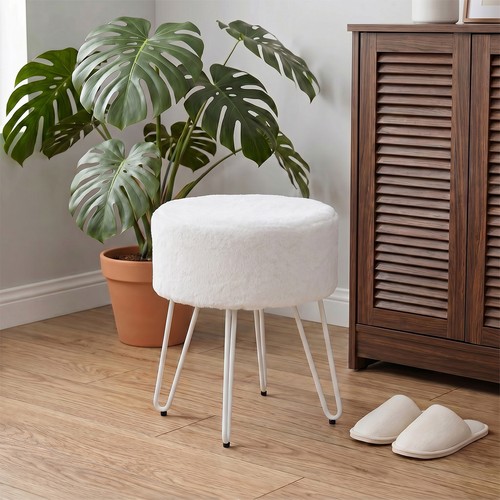 Plush dressing table - table, stool