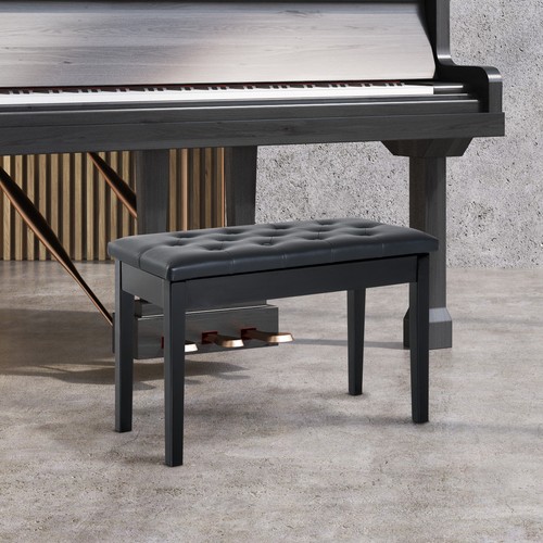 Leather upholstered piano - leather,